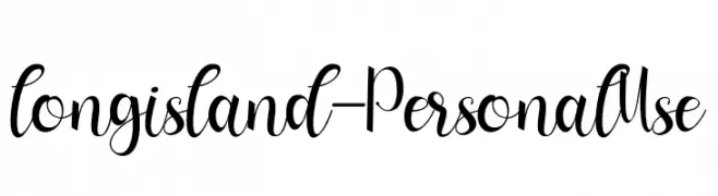 long island - Personal Use  नि: शुल्क फ़ॉन्ट्स डाउनलोड