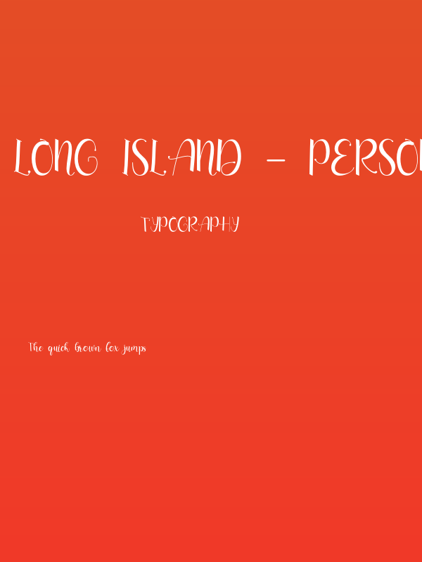 long island - Personal Use Poster