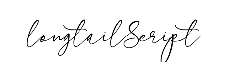 longtail Script  नि: शुल्क फ़ॉन्ट्स डाउनलोड