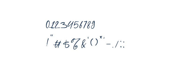 longtail Script Other Characters