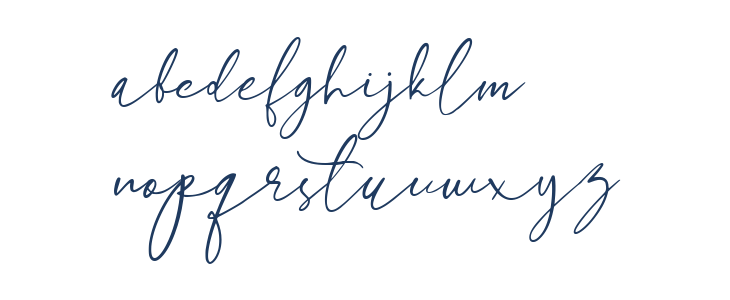 longtail Script Lowercase