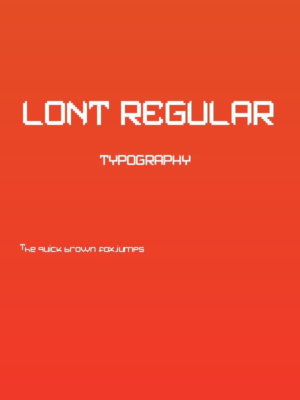 lont Regular Poster