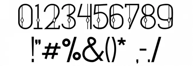 lopue Regular Font Alte caractere