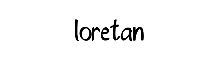 loretan  Frei Schriftart Herunterladen