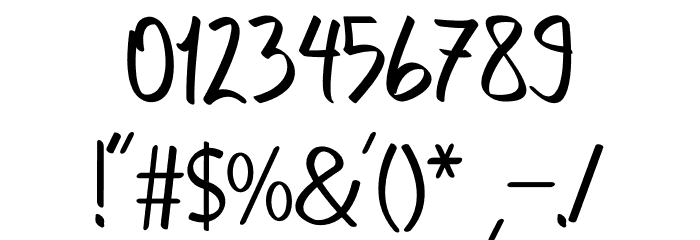 loretan Font OTHER CHARS