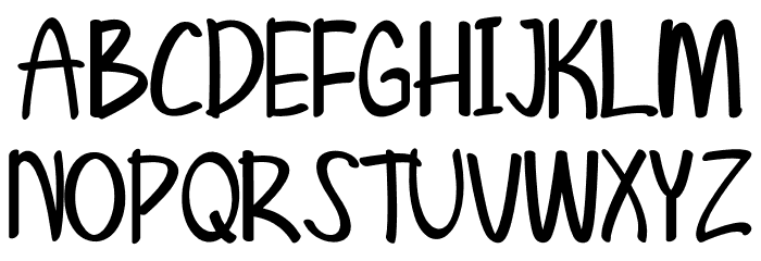 loretan Font UPPERCASE
