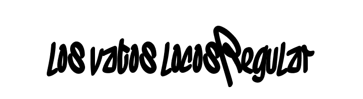 los vatos locosRegular Font