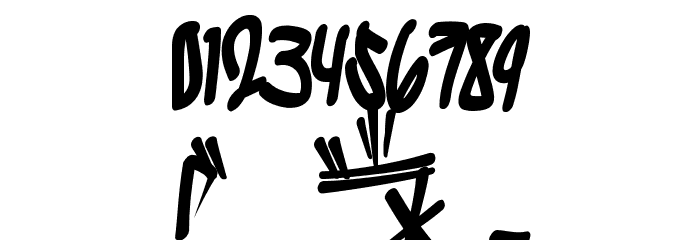 los vatos locosRegular Font OTHER CHARS