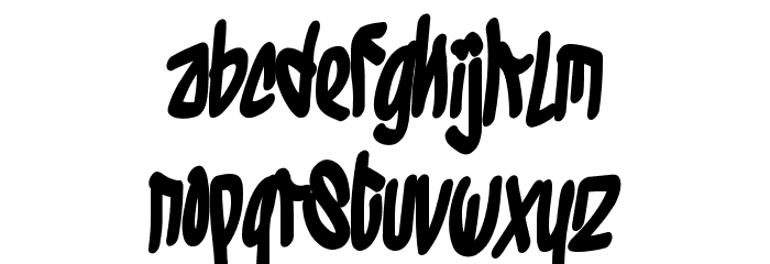 los vatos locosRegular Font LOWERCASE