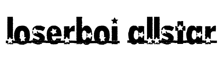 loserboi allstar  Descarca Fonturi Gratis