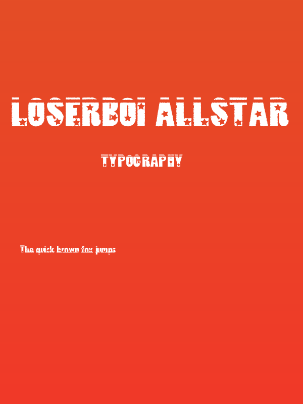 loserboi allstar Poster