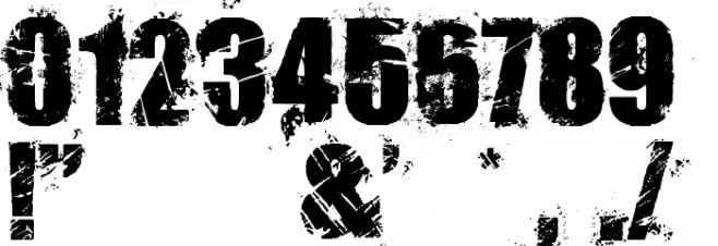 loserboi grunge Font OTHER CHARS