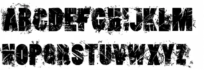 loserboi grunge Polices MAJUSCULES