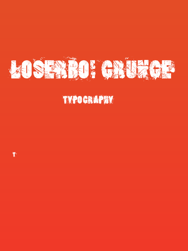 loserboi grunge Poster