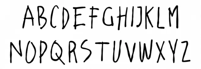 lossboom Caratteri MINUSCOLO