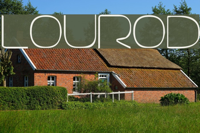 lourod Font examples