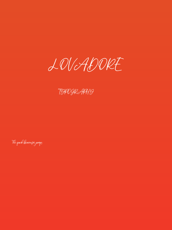 lovadore Poster