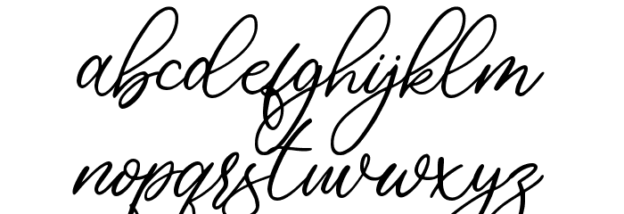 lovadore Font LOWERCASE