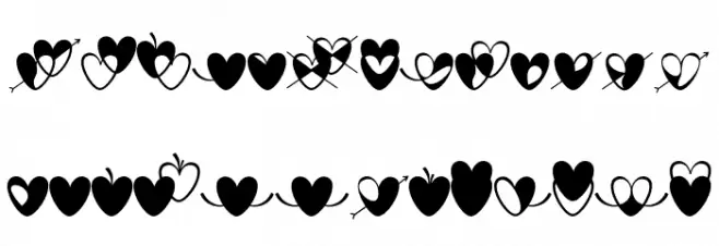 love-artdesign フォント 大文字