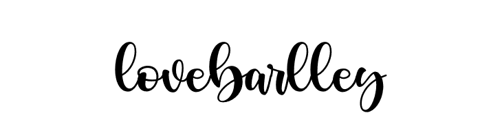 love barlley  नि: शुल्क फ़ॉन्ट्स डाउनलोड