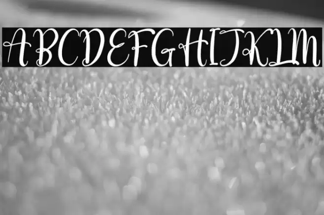 love erlia Font examples