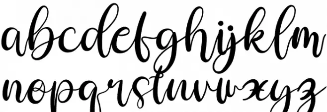 love erlia Caratteri MINUSCOLO