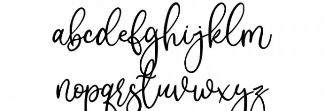 love heart फ़ॉन्ट लोअरकेस