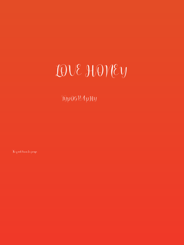 love honey Poster