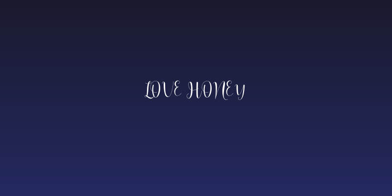 love honey Social Header