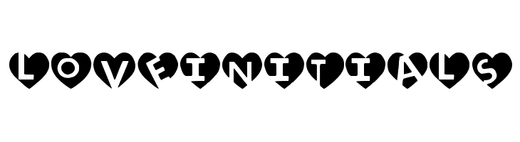love initials  नि: शुल्क फ़ॉन्ट्स डाउनलोड