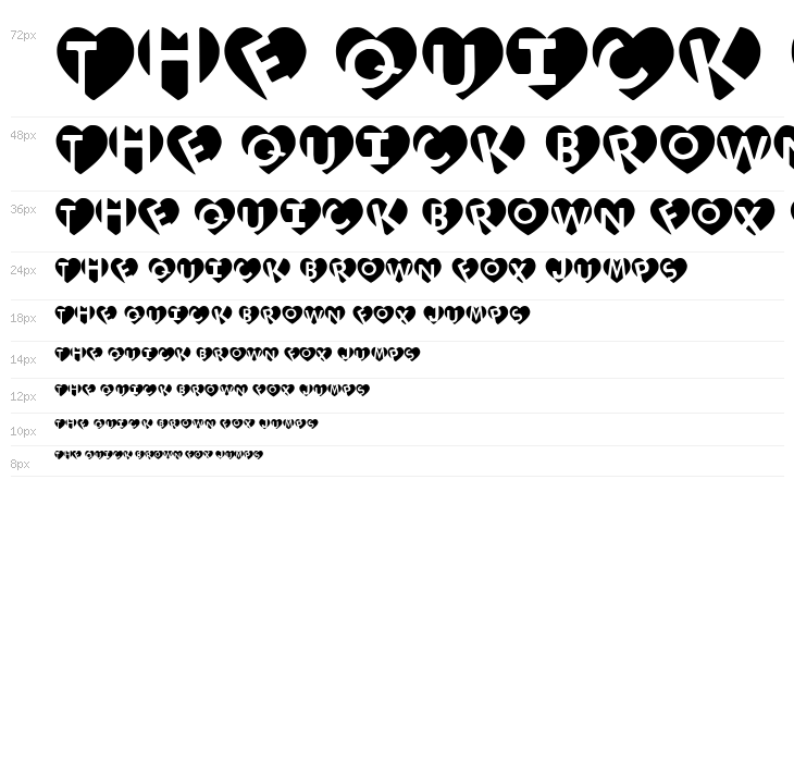 love initials Waterfall