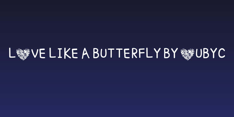love like a butterfly by OUBYC Social Header
