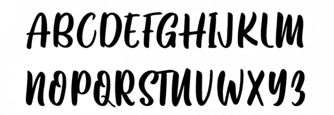 love mom Schriftart Groß