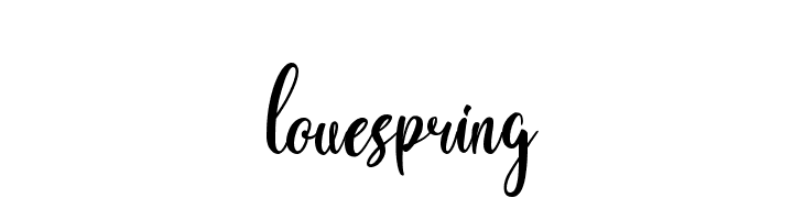 love spring  Скачать бесплатные шрифты