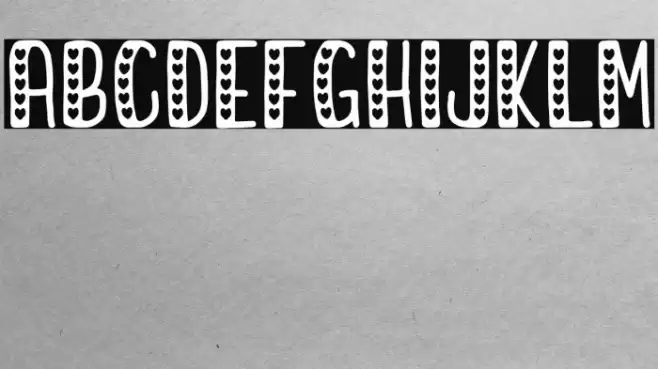 love story Font examples