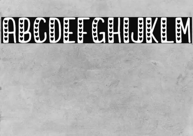 love story Font examples