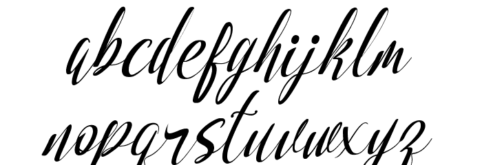 loveable Font LOWERCASE