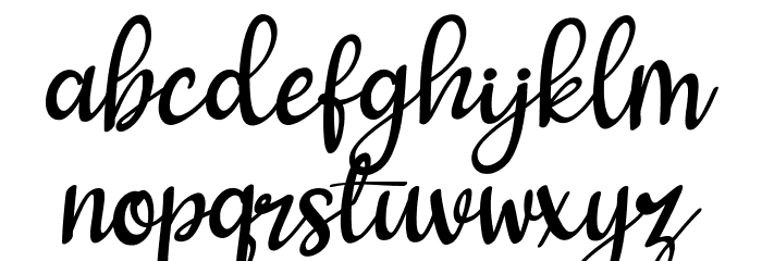 loveandheart Font LOWERCASE
