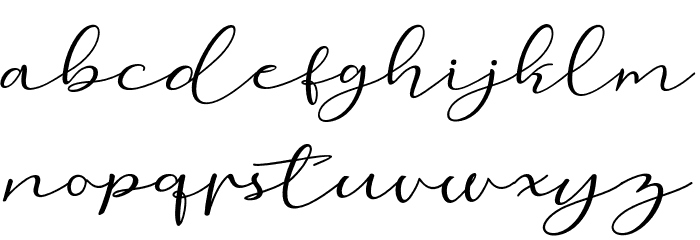 lovebeard Font LOWERCASE