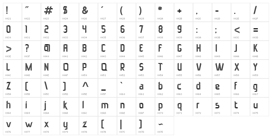 loveleaves Character Map