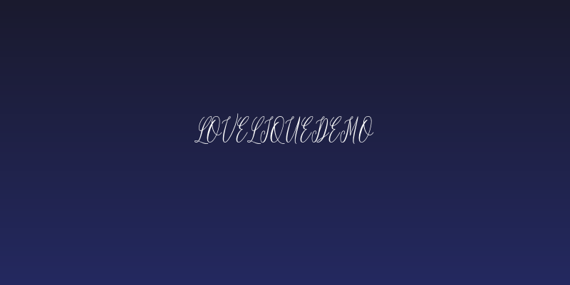 loveliquedemo Social Header