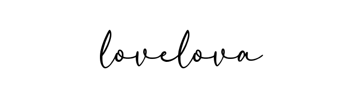 lovelova  Frei Schriftart Herunterladen