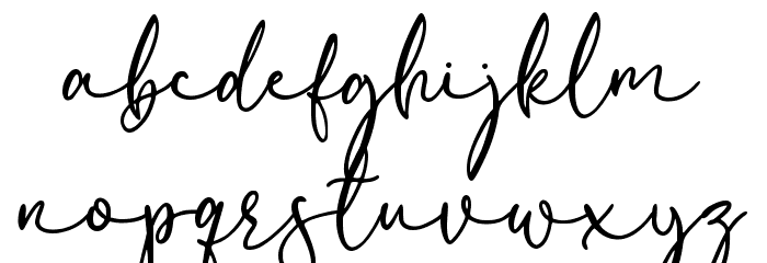 lovelova Font LOWERCASE