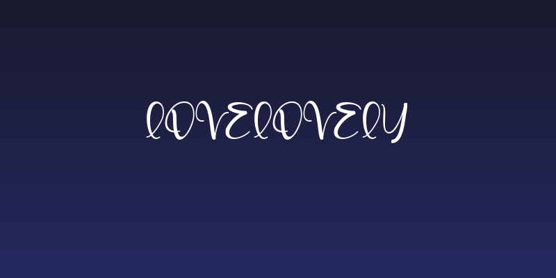 lovelovely Social Header