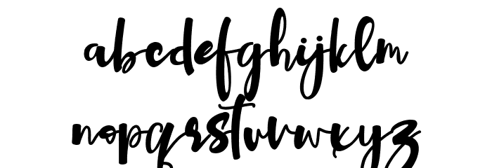 lovelovely Font LOWERCASE