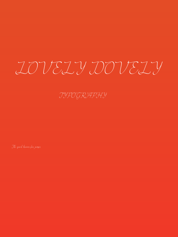 lovely dovely Poster