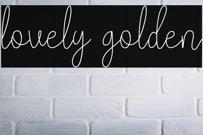 lovely golden Example 3