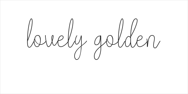 lovely golden Logo