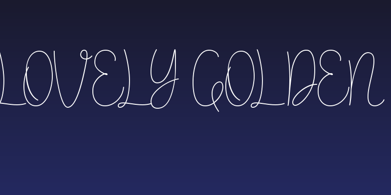 lovely golden Social Header