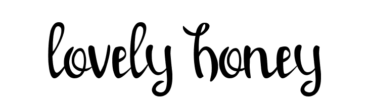 lovely honey  les polices de caractères gratuit tlcharger